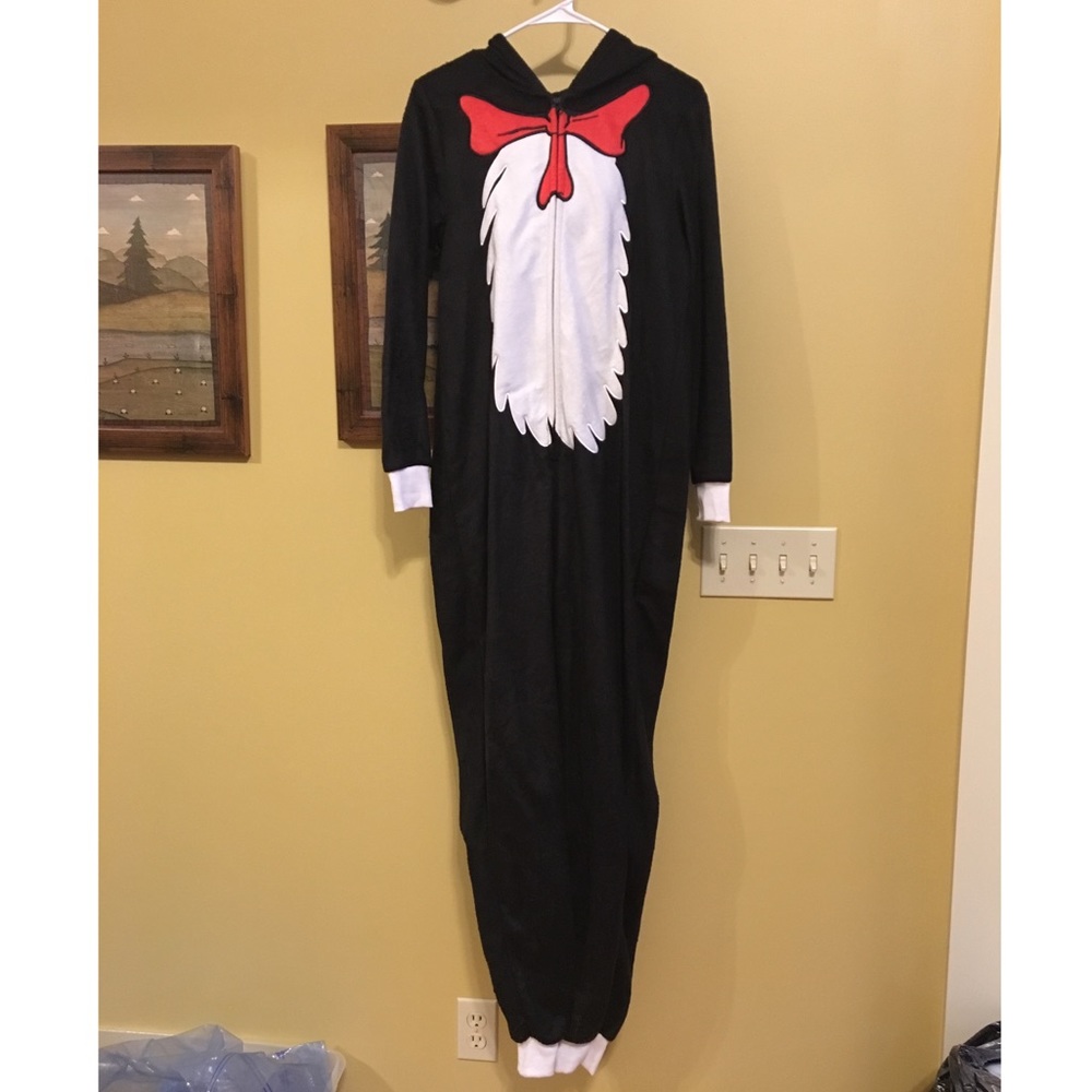 Cat in The Hat Onesie Halloween Costume